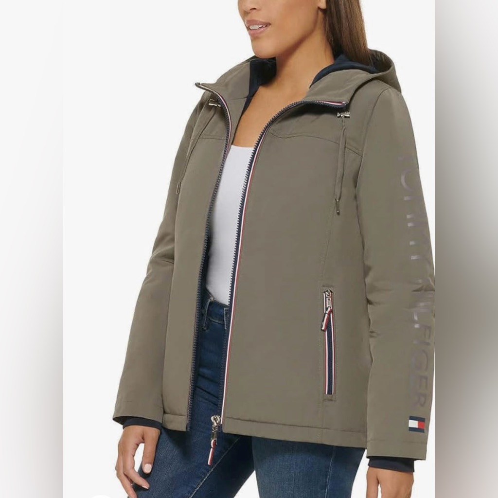Tommy Hilfiger Women's Full Zip Fleece Lined Jacket